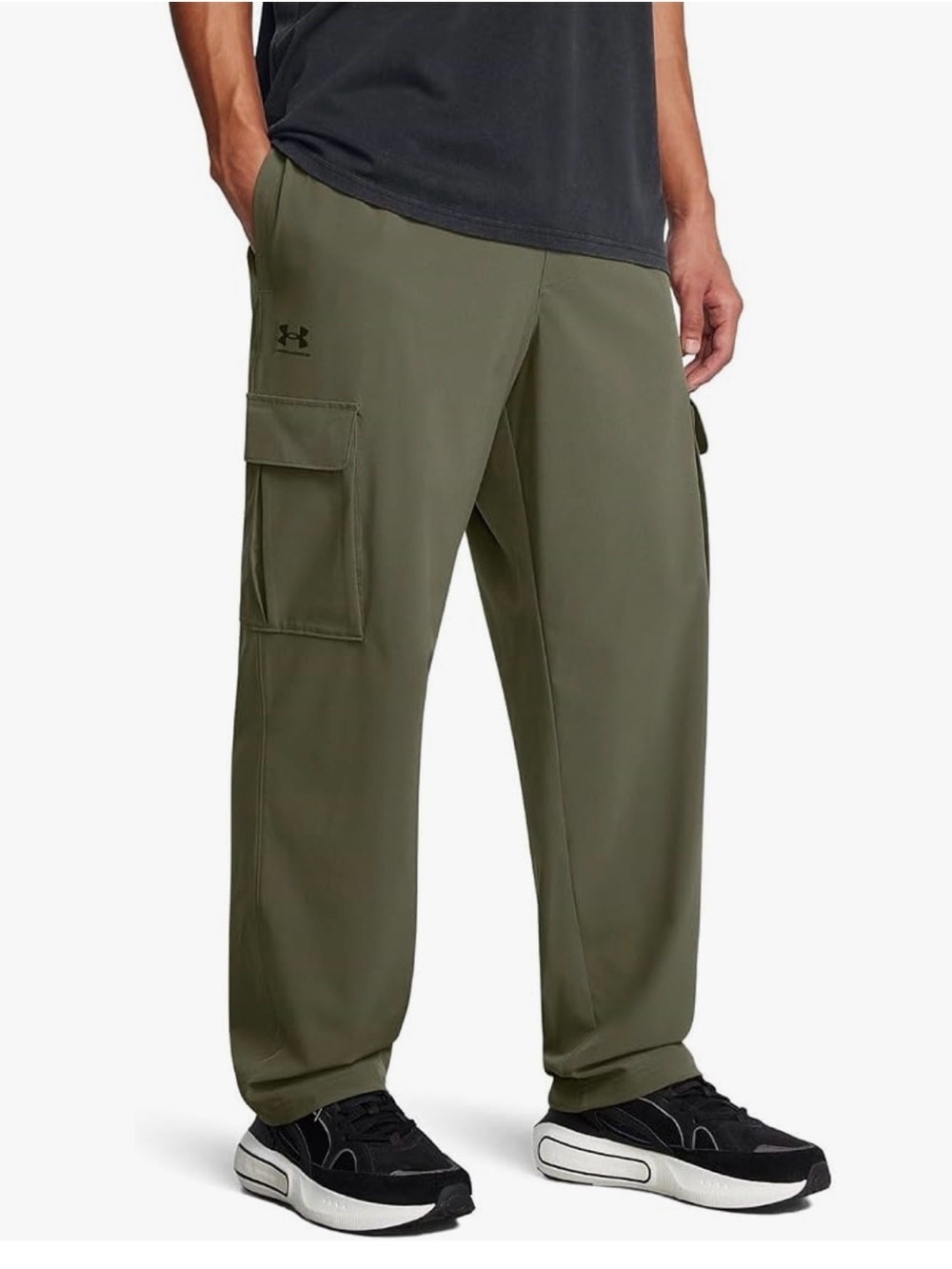 Under Armour Vibe Woven Cargo Pants Jogger Green 1386558-390 Men’s Size L